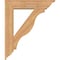 Ekena Millwork Funston Traditional Smooth Bracket w/ Offset Brace, Western Red Cedar, 7 1/2"W x 32"D x 38"H BKT0806X32X38FST01SWR - alternate 2